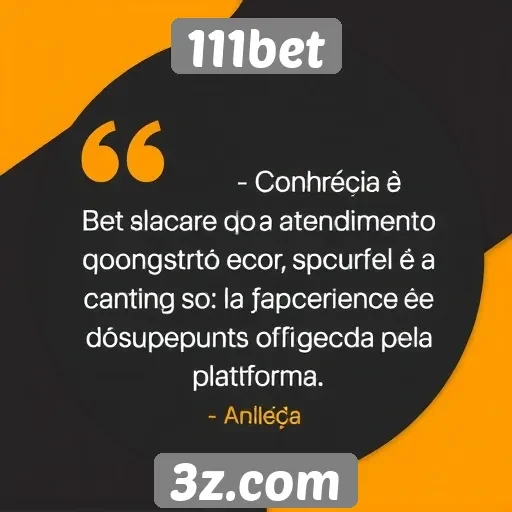 Avaliação do atendimento ao cliente no 111bet